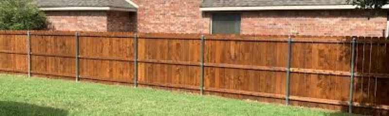 Cedar Privacy Fence in Plano